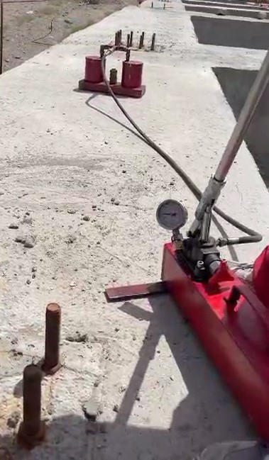 Pull-Out Test for Rebar Anchoring