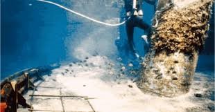 Concrete placement below water level